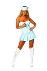 View Item Adult Ladies Uk Size 8-10 3pc Sexy Surgeon Nurse Fancy Dress Doctor Costume S-M